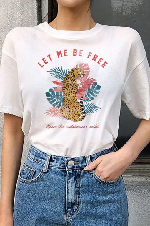 Let Me Be Free Tropical T-Shirt EL01