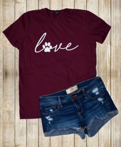 Love Paw Tee Shirt ZK01