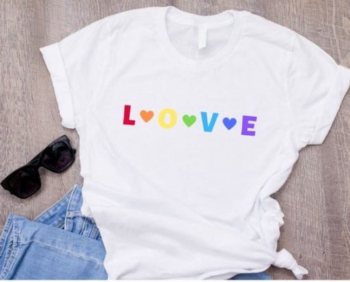 Love Wins Rainbow T-Shirt AD01