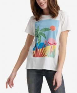 Lucky Brand Cotton Tropical T-Shirt EL01