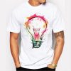Painted Bulb Men's T shirt DS01