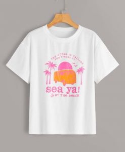 Palm Tree T Shirt SR01