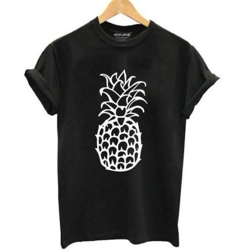 Pineapple black T-shirt SR01