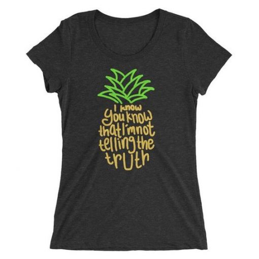 Psych Pineapple Theme T-Shirt SR01