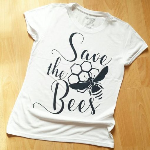 Save The Bees Design Perfect T-shirt ZK01