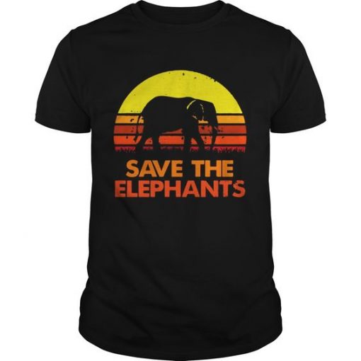 Save The Elephant T-Shirt SR01