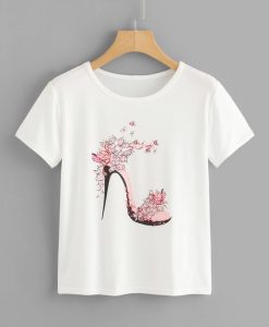 Shein High Heels T-shirt FD01