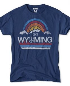 Ski Wyoming T-Shir KH01