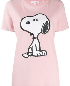 Snoopy print T-shirt FD01