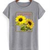 Sun flowers seeds t-shirt FD01