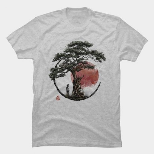 Sunset in Huangshan T-Shirt KH01