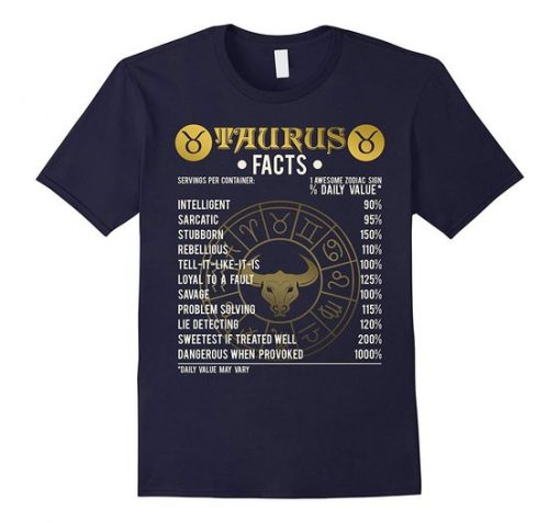 Taurus Facts T-Shirt EL01