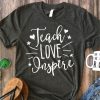 Teach Life Graphic T-Shirt ZK01