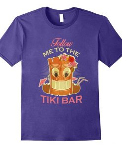 Tiki Bar Hawaiian Tropical T-Shirt EL01