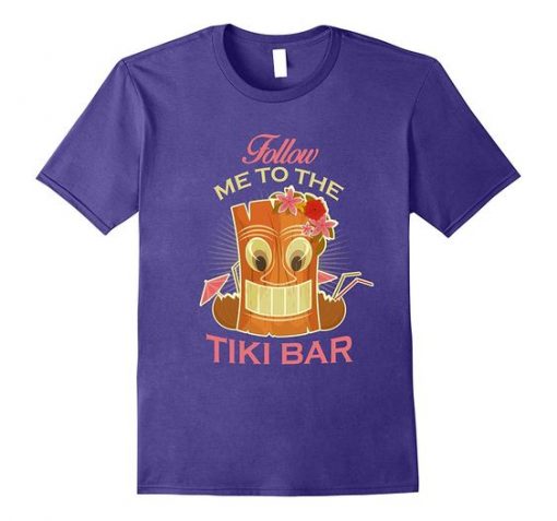 Tiki Bar Hawaiian Tropical T-Shirt EL01