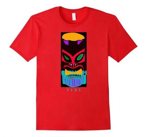 Tiki Bar Island Tropical T-Shirt EL01