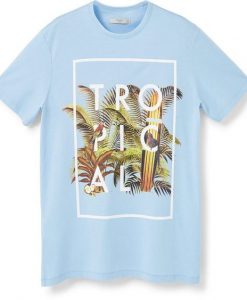 Tropical Palm Print T-Shirt EL01