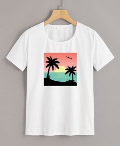 Tropical Print T-Shirt EL01