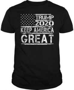 Trump 2020 Flag Keep T-shirt DV01