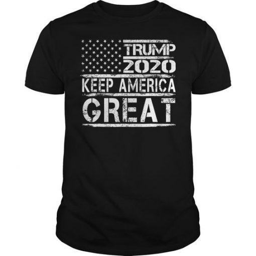 Trump 2020 Flag Keep T-shirt DV01