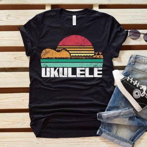 Ukulele Vintage T-Shirt SR01