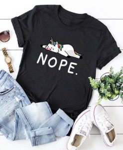 Unicorn Nope T Shirt SR01