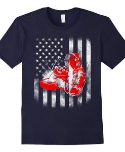 Welder Flag America T-shirt SR01