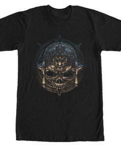 Aztec Calendar Skull T-shirt ZK01