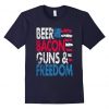 Beer Bacon Gun T-Shirt FR01