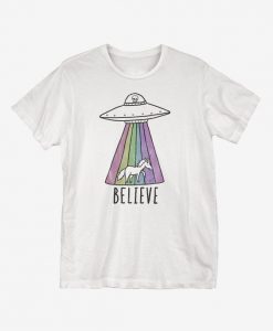 Believe Unicorn Tonal T-Shirt SR01