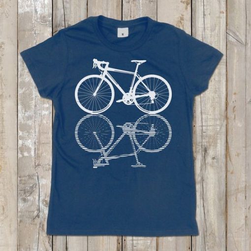 Bicycle And Shadow T-shirt ZK01