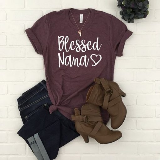 Blessed Nana jersey T-shirt AV01