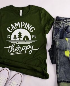 Camping is my Therapy T-shirt FD01