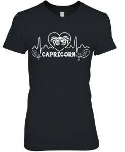 Capricorn Heartbeat T Shirt SR01