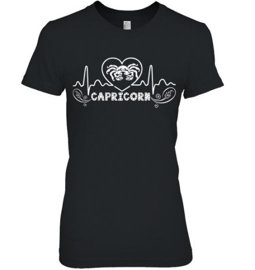 Capricorn Heartbeat T Shirt SR01