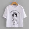 Casual Letter and Figure T-shirt FD01