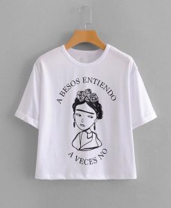 Casual Letter and Figure T-shirt FD01