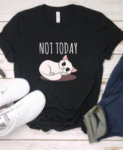 Cat Not Today T Shirt SR01