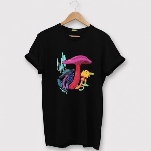 Colorful Mushroom Cartoon T-Shirt AV01