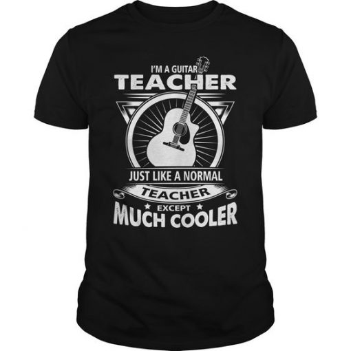 Cool Guitar Teacher Shirt T-Shirt DV01