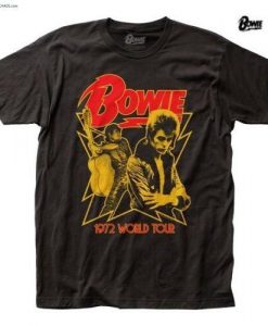 David Bowie 1972 World Tour T-Shirt KH01