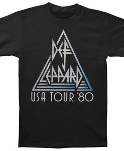 Def Leppard Mens USA T-shirt KH01