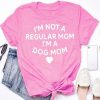 Dog Mom Vintage Cotton Tee T- Shirt ZK01