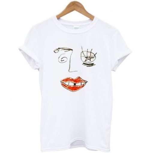 Drawn face T Shirt FD01