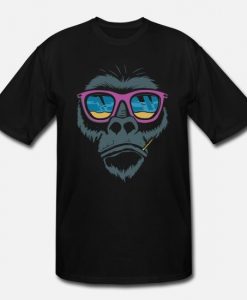 Funny Monkey Face T Shirt SR01