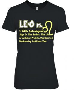 Funny Zodiac Leo T Shirt SR01