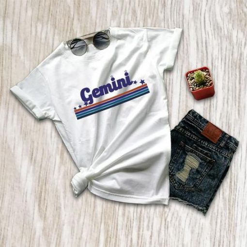 Gemini graphic print T Shirt SR01