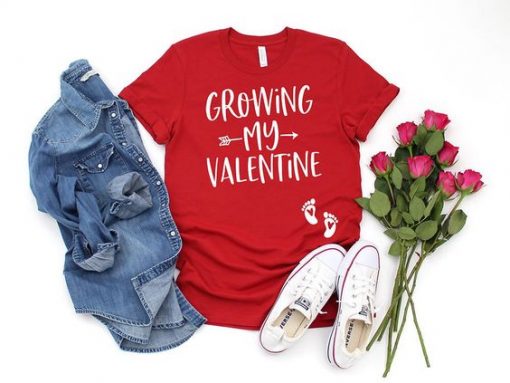 Growing My Valentine T Shirt SR01