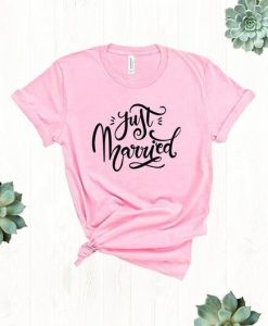 Just Married T Shirt SR01