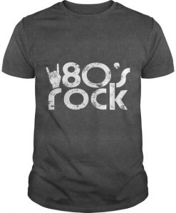 Kids 80s Rock Shirt T Shirt KH01